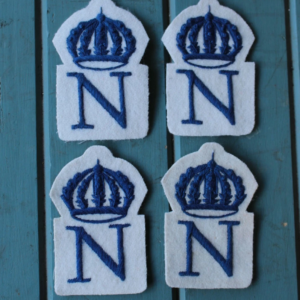 Napoleonic - French Infantry N turn back badges set of 4