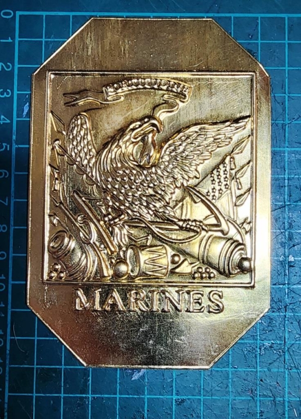 US War of 1812 - US Marines Shako Plate - Corps Sutler