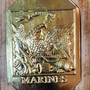US War of 1812 - US Marines Shako Plate